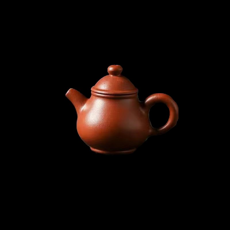 迷你小茶壶 创意朱泥把把壶 奶茶店加干冰冒烟小茶壶 可爱童子具