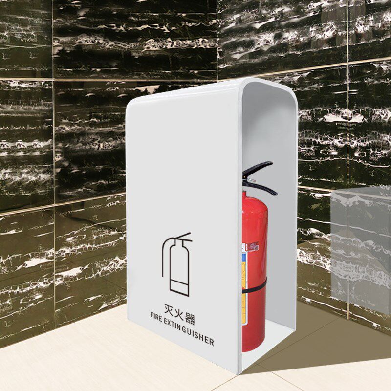 酒店商场灭火器箱加厚圆弧靠墙高端铁艺灭火器专用放置箱消防箱子