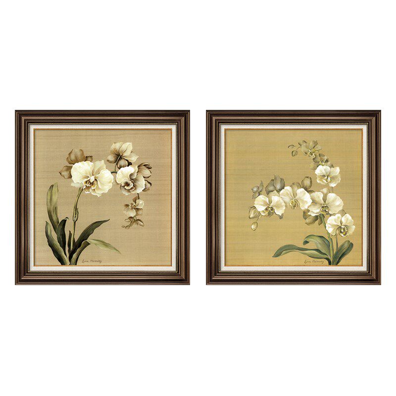 美式卧室床头装饰画大芬村油画复古主卧老人房间挂画客厅餐厅壁画