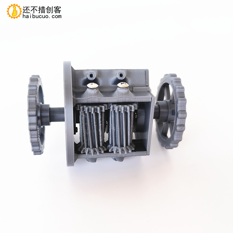 托森自锁限滑差速器结构原理模型教学摆件3D打印