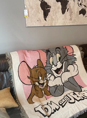 猫和老鼠Tom Jerry挂毯休闲毯装饰毯动画片毛毯汤姆和杰瑞沙发毯