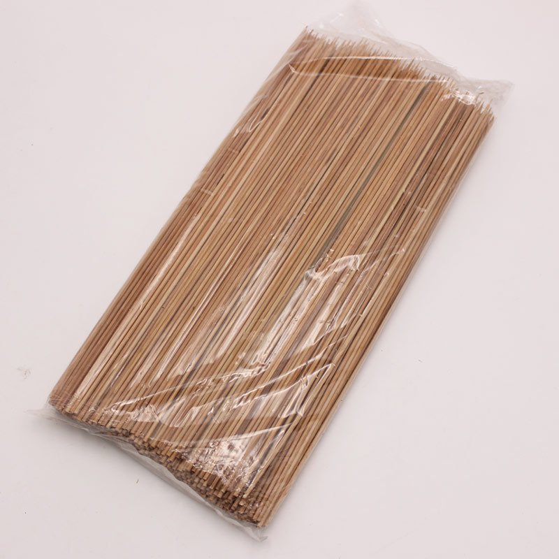 25cm*2.0细竹签碳化无节烧烤超小串冷串涮串麻辣烫串串用木签火锅