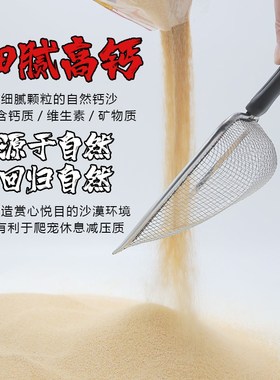 SuperRep爬虫沙砂蜥蜴瘤尾守宫鬃狮爬沙钙沙饲养箱造景沙爬宠垫材