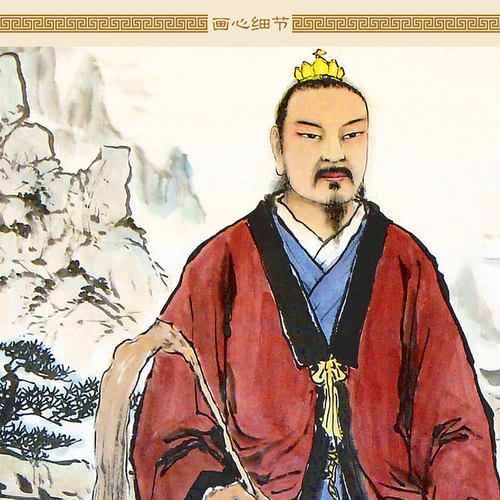 长春真人丘处机祖师神像 全真派画像卷轴挂画 全真七子丝绸画定制