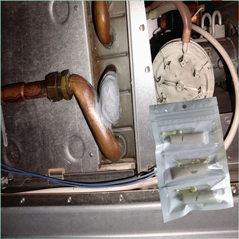 补铜管专用胶水补空调冰箱冷柜压缩机冷气管漏氟修复补铝管漏雪种