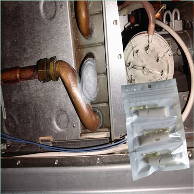 补铜管专用胶水补空调冰箱冷柜压缩机冷气管漏氟修复补铝管漏雪种