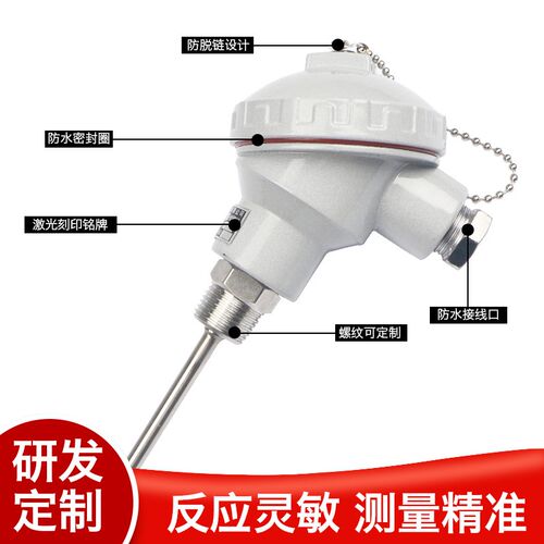 一体化温度变送器4-20ma模块温度传感器探头Pt100热电阻wzpb-231