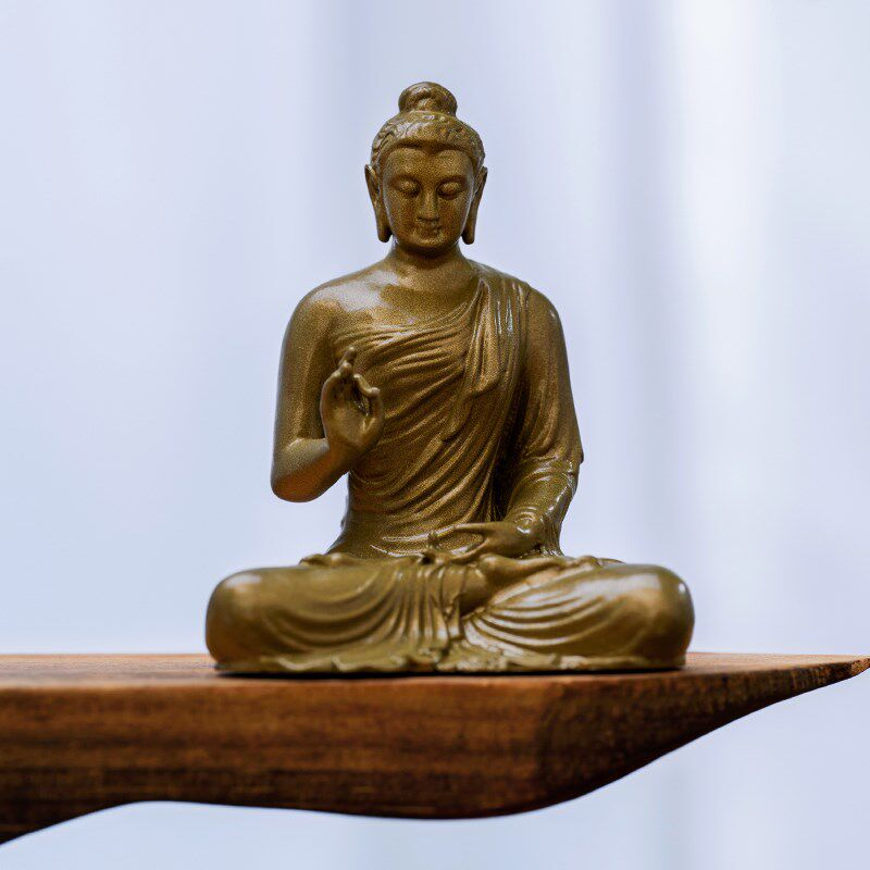 药师佛三宝佛佛像一套摆件家用供奉小随身佛禅意茶空间装饰品