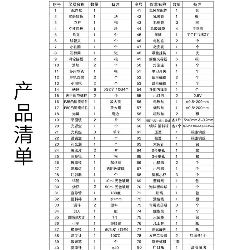 物理实验器材全套实验箱小学四年级下探究电学电路实验力学磁光热