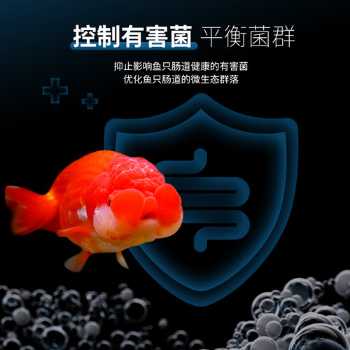 GEG金鱼饲料观赏鱼小型鱼兰寿泰狮专用鱼食高螺旋藻小颗粒下沉粮