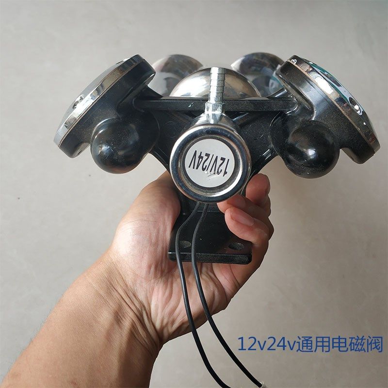 火车音大货车气喇叭汽车改装超响气笛12V24V通用延音护耳气喇叭