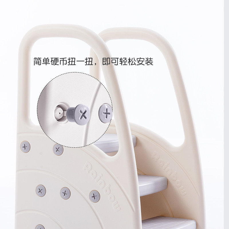 南希儿童踩脚凳洗手台阶凳扶手宝宝垫脚凳卫生间洗漱台防滑踏脚凳