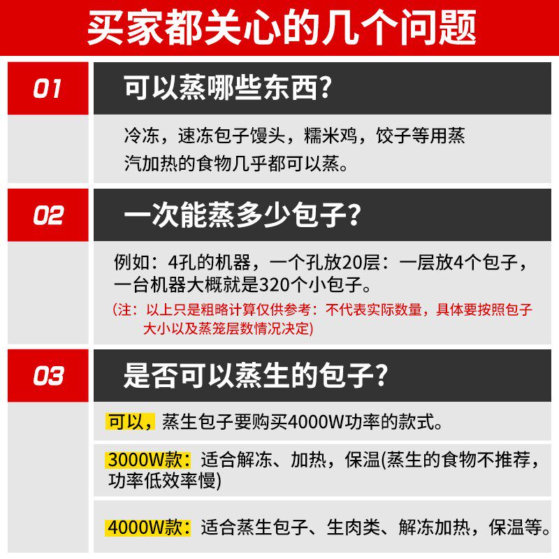 君凌电热蒸包炉商用蒸包机蒸包子机电蒸锅保温蒸箱早餐小笼包蒸锅
