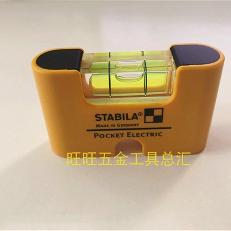 进口德国STABILA西德宝Pocket Electric袖珍型水平仪水平尺 17775