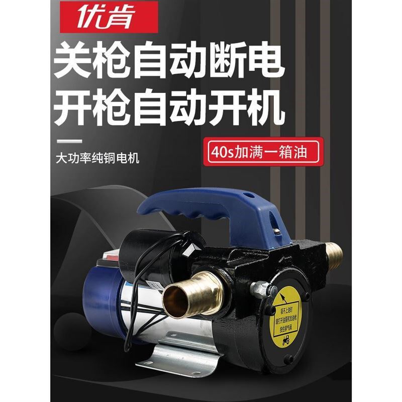 柴油电动抽油泵正反转12V24V220V自吸泵油泵柴油泵加油机抽油器