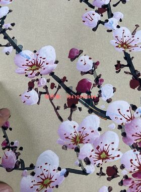 宣纸微喷卷轴装饰画董寿平梅花立轴条幅挂画工艺品画个性定制