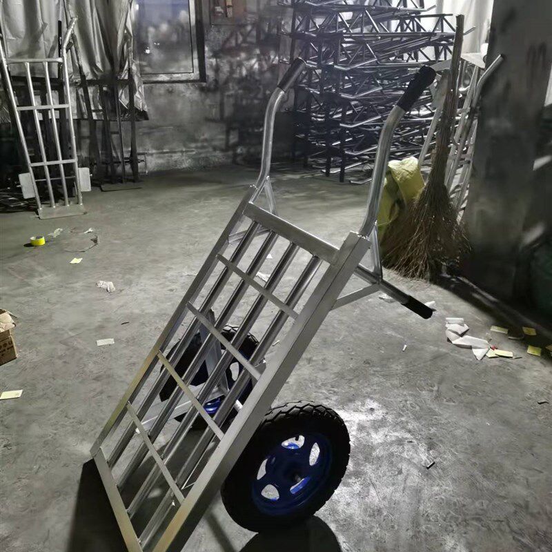 工地板车护栏两轮手推车货车地排车拉货车推车手拉车载重王搬运车
