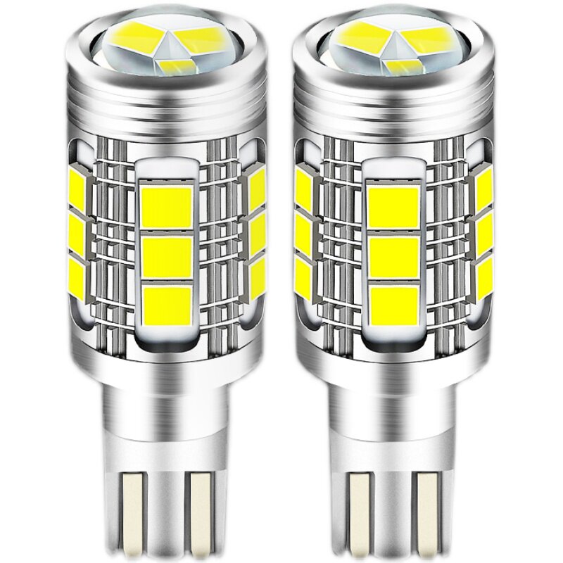 t15汽车led超亮14W强光流氓透镜倒车灯W16W专用尾灯改装白光6500k