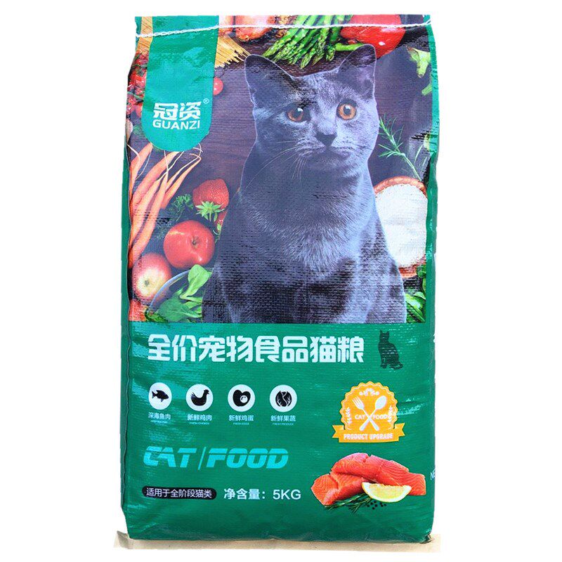 冠资猫粮10斤20斤40斤蓝猫加菲波斯英短毛美短无毛布偶暹罗缅因猫