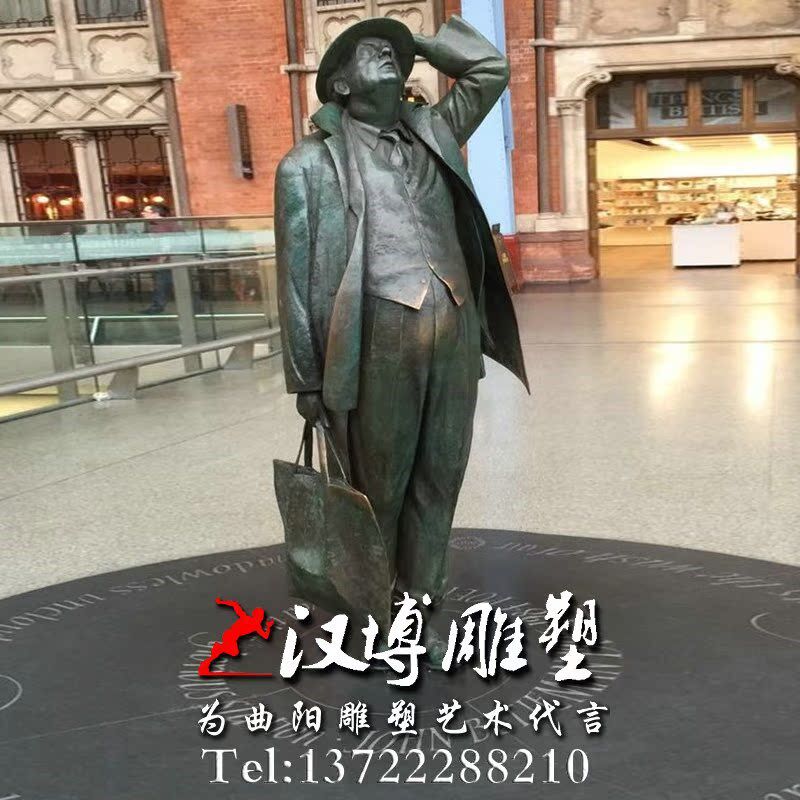 玻璃钢仿铜人物雕塑主题户外商场步行街商业街公园广场装饰定制