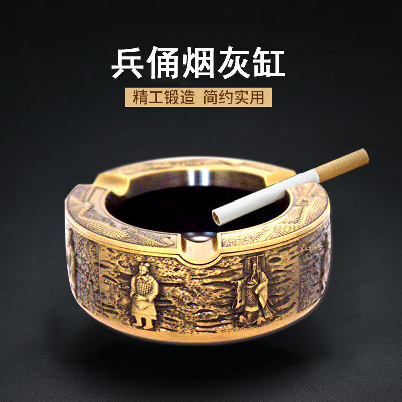 兵马俑浮雕烟灰缸陕西西安特色旅游小纪念品创意复古出国小礼品