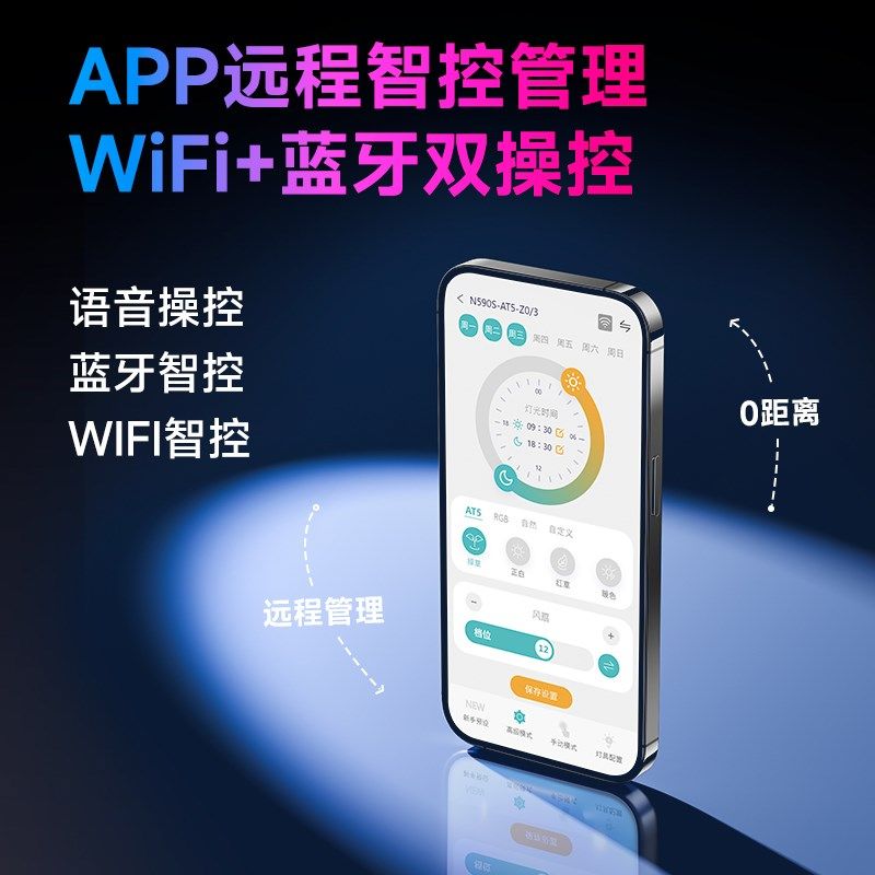 尼特利7系2代专业水草灯大灯盘led全光谱鱼缸灯植物补光灯