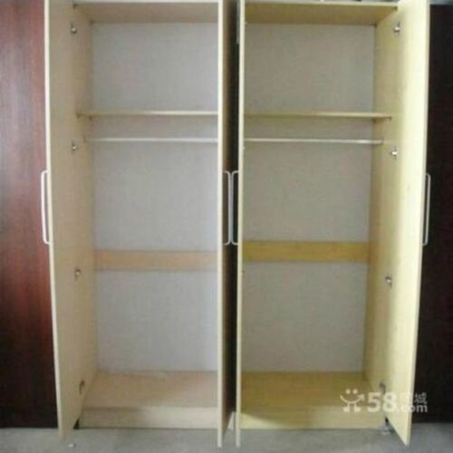 成人简易衣柜 整体储物柜2门3门衣柜 衣物收纳柜板材柜可送货