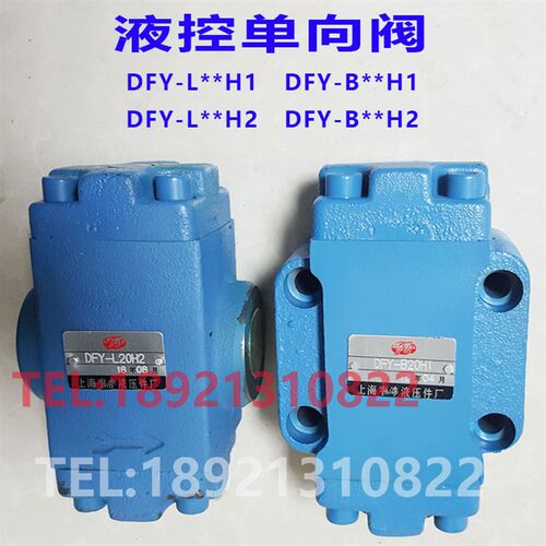 液控单向阀 DFY-L10 20 32 H1 H2 DFY-B10 20 32 H1 H2