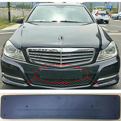 适用奔驰C级W204 W205前后车牌架C180L C200L牌照托C260C300L底座