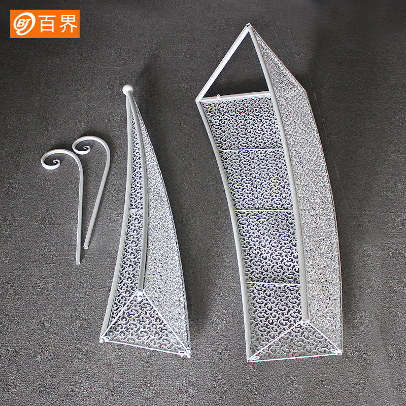 百界新款婚庆道具铁艺拱门婚礼现场布置花门舞台T台装饰摆件