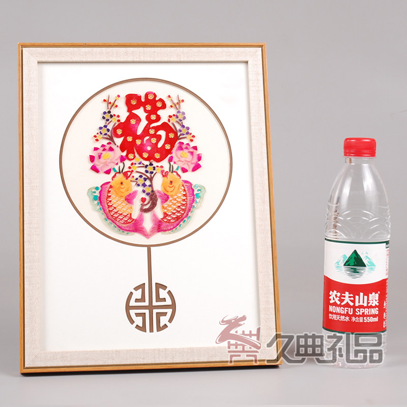 陕西皮影装饰画中国皮影工艺品摆饰西安旅游纪念品出国送老外礼