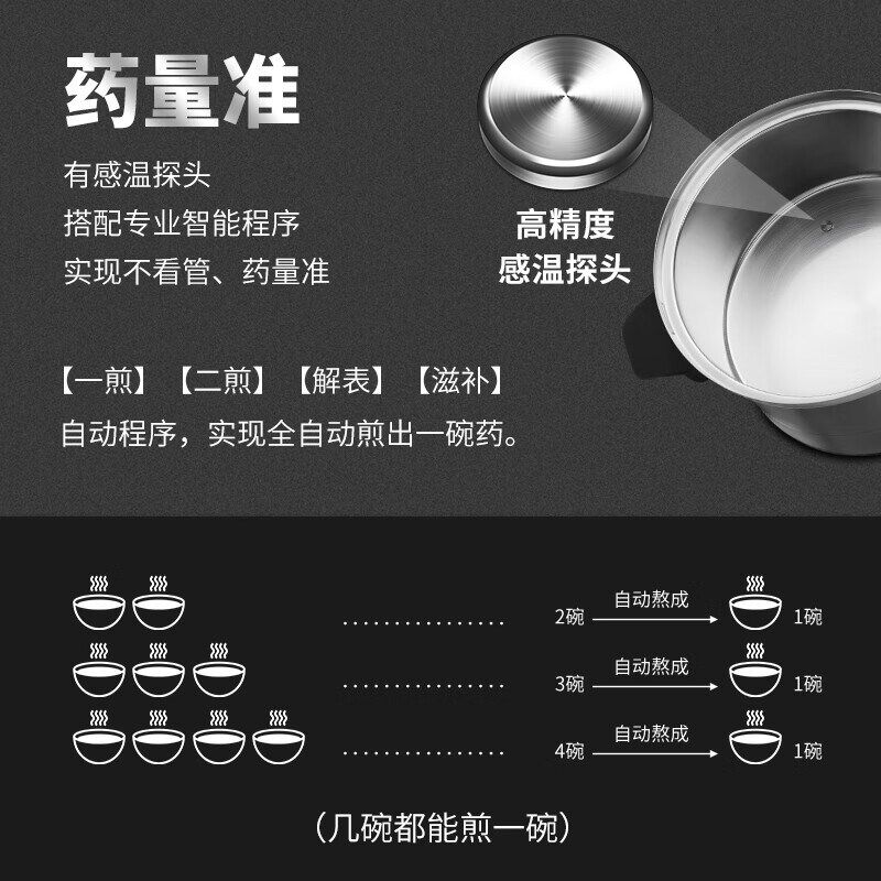 宜笑不锈钢煎药壶全自动家用中药煲电煎中医壶药罐养生煮药熬药锅