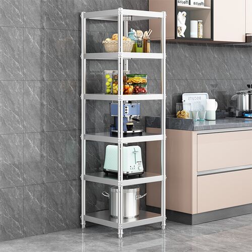 厨房置物架40长60x60x50宽30x45x45正方形落地多6层小型窄款70x35