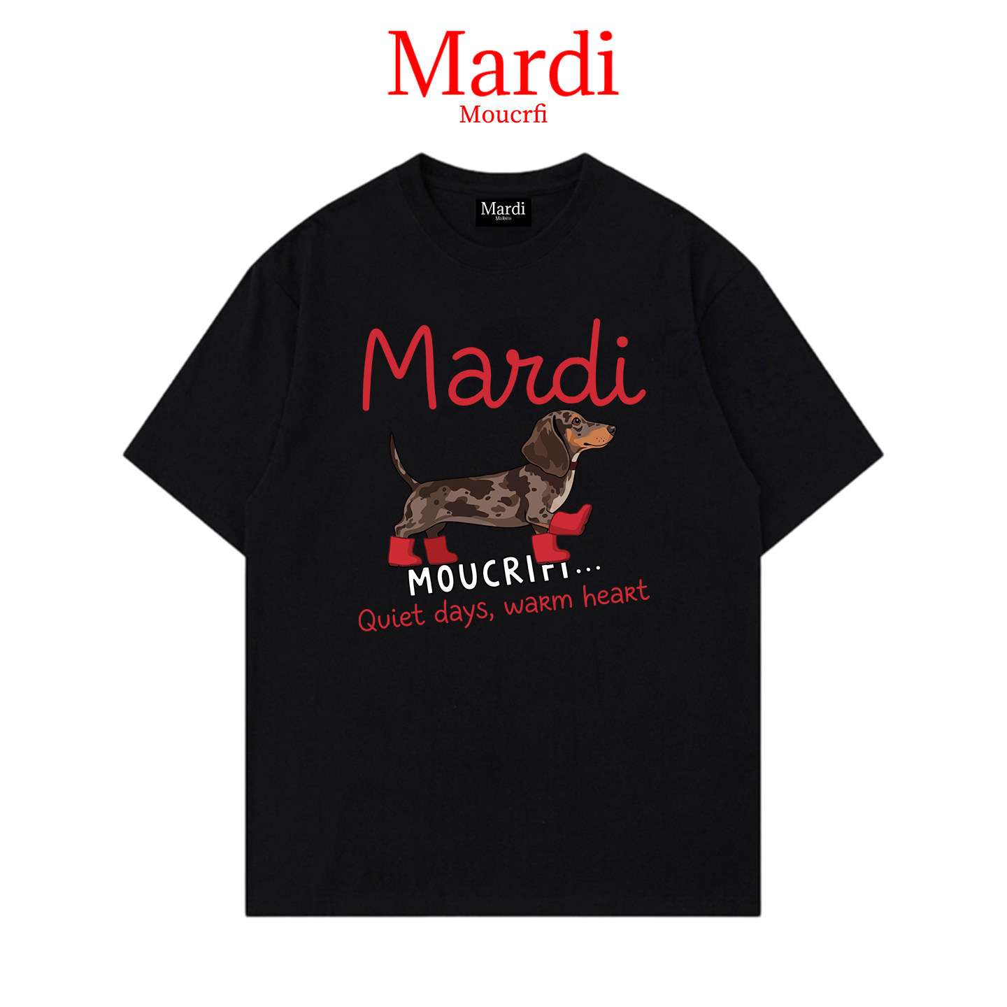 ร้านค้าทางการ Mardi Moucrfi เสื้อยืดแขนสั้นผ้าฝ้ายแท้ ลายดอกเดซี่ สไตล์เกาหลี สำหรับผู้ชายและผู้หญิง รุ่นฤดูร้อน 2026