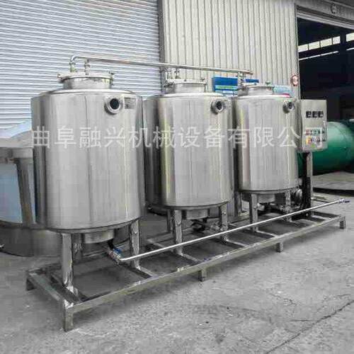 管道清洗设备 蒸汽加热cip清洗系统 果酒饮料清洗机  融兴厂家