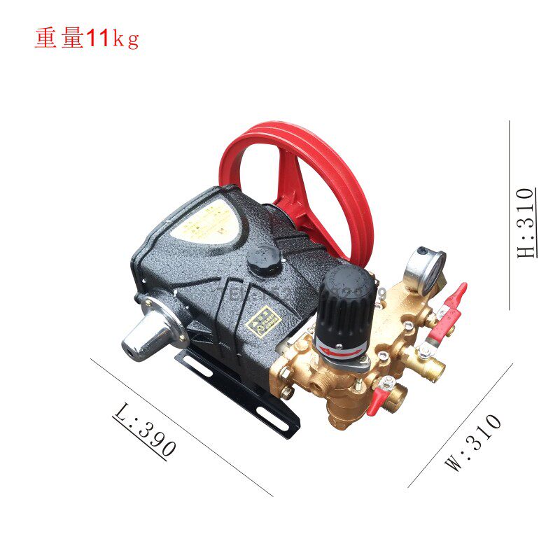 YS-60免黄油陶瓷柱塞泵果园喷雾泵打药泵车载除尘雾炮机高压水泵