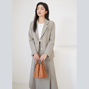 奈格薇儿小个子气质西装外套女春秋2024新款休闲高级感轻职场套装