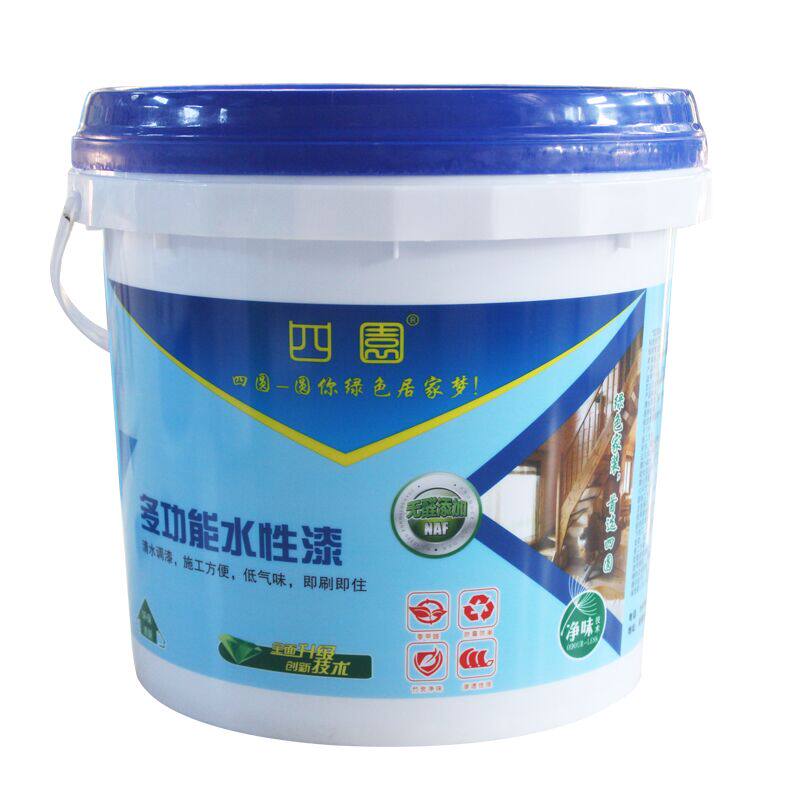 四圆防锈漆免除锈油漆水性金属漆木器漆刷门漆家用桌面漆无味翻新