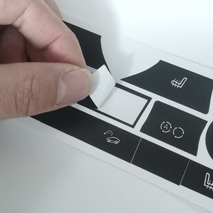 适用于宝马06-11款3系E90E91E92 330I空调面板按钮按键修复贴纸贴