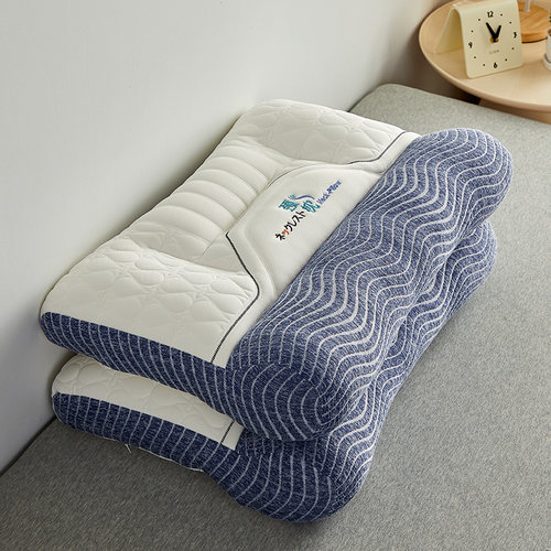 自然醒牵引枕头护颈椎助睡眠一对装家用枕芯成人专用学生宿舍整头