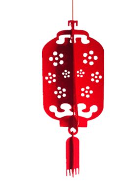 2022虎年春节新年灯笼挂件商场室内装饰吊饰公司店铺吊顶创意挂饰