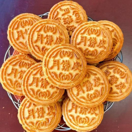 新店开业太便宜了】老式月饼皮微甜香酥糕点不带馅怀旧新鲜现发