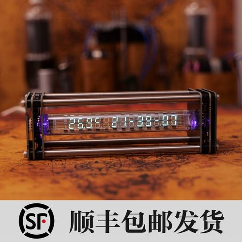辉光VFD荧光管iv27时钟赛v18复明i博朋克透古科技桌搭电竞桌面