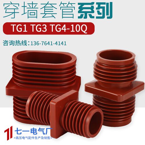 高压中1柜TG3穿墙0管10KV环网柜母线环氧树脂套管TG4/置001套0