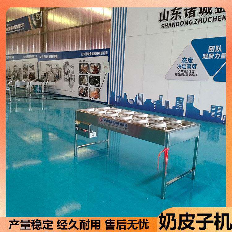 鼎旺机械电干烧奶皮子机无水蒸气节能省电食品厂奶皮标准化加工