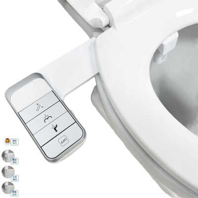 Bidet attachment 简约按键免洗洗屁屁神器妇洗器智能快拆式