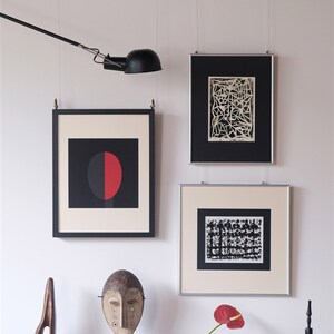 众量之歌现代极简几何中古挂画当代小能艺师设计术折中主义装饰画
