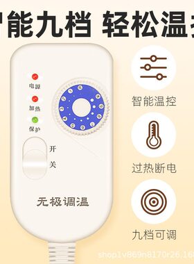 甄选电加热盐袋海盐粗盐热敷包电热艾灸艾草家用肩颈椎护腰理疗袋