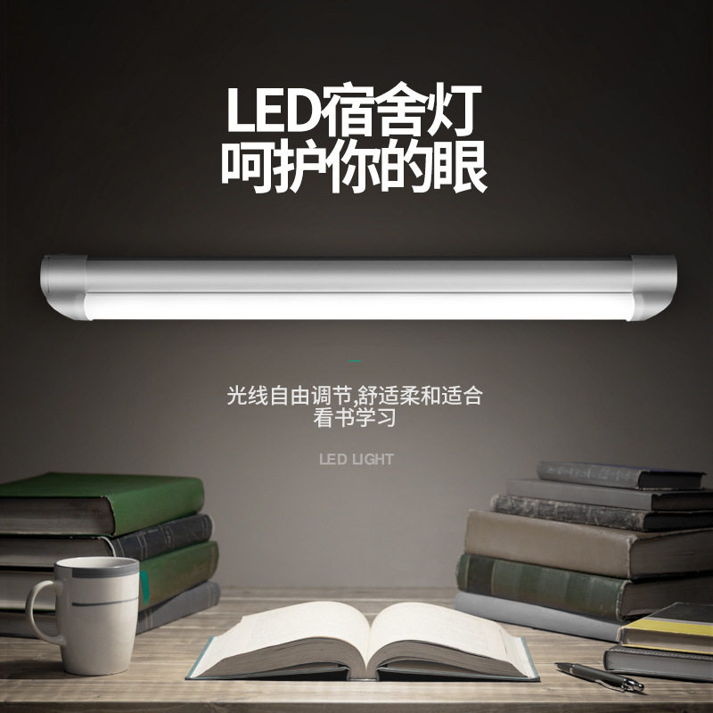 台灯宿舍护眼书桌学生学习专用充插两用寝室神器usb长条酷毙灯管