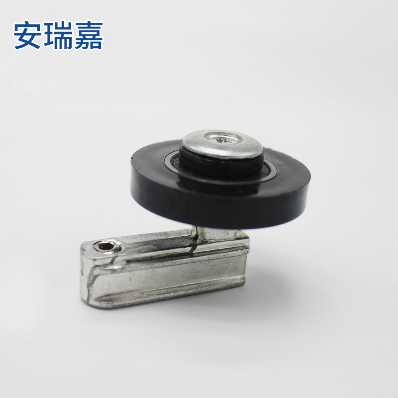 三代平开单开圆弧折叠无框阳台玻璃窗滑轮配件全景创开窗滚轴轮子